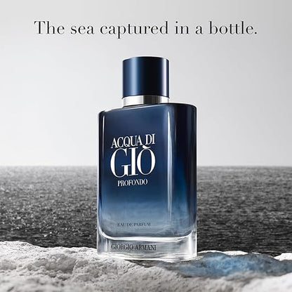 New Acqua Di Gio Profondo by Giorgio Armani 3.4 oz Parfum Cologne for Men